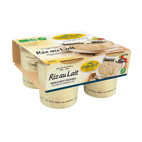 Riz au lait bio Maison Gaborit au lait de vache Jersiaise