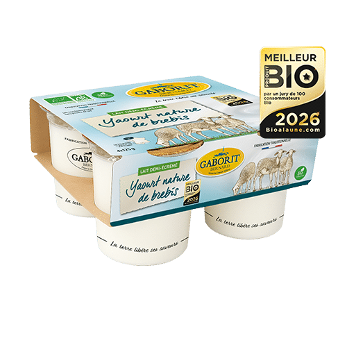 yaourt bio de brebis nature Maison Gaborit