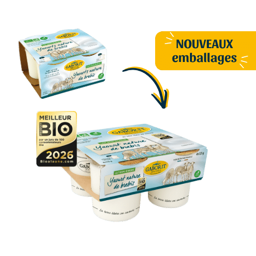 yaourt de brebis nature Maison Gaborit
