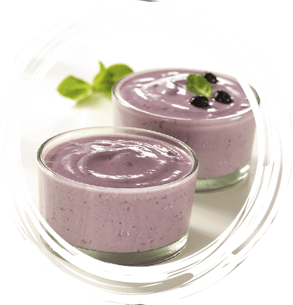 Yaourt bio brassé aux vraies myrtilles