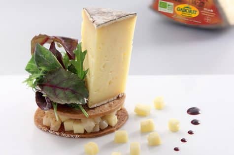 Sablé aux poires et tomme bio