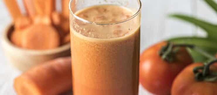 Smoothie carotte concombre