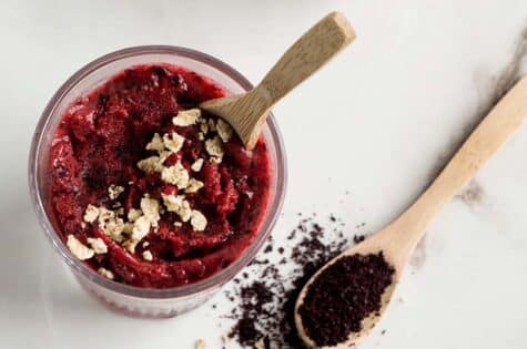 Verrine betteraves chèvre