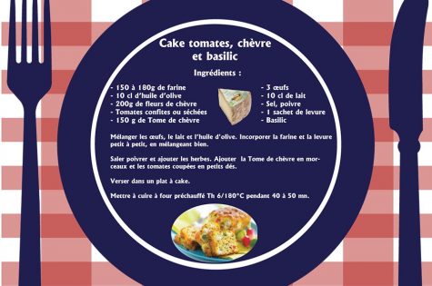 Cake bio tomate chèvre basilic