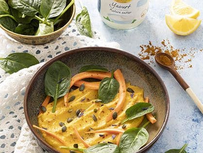 creme carotte panais curry