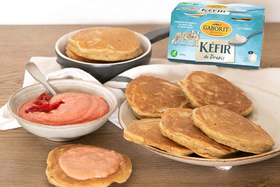 Recette blinis et tartinade tomates