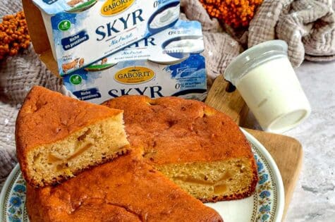 Gâteau skyr et mangue
