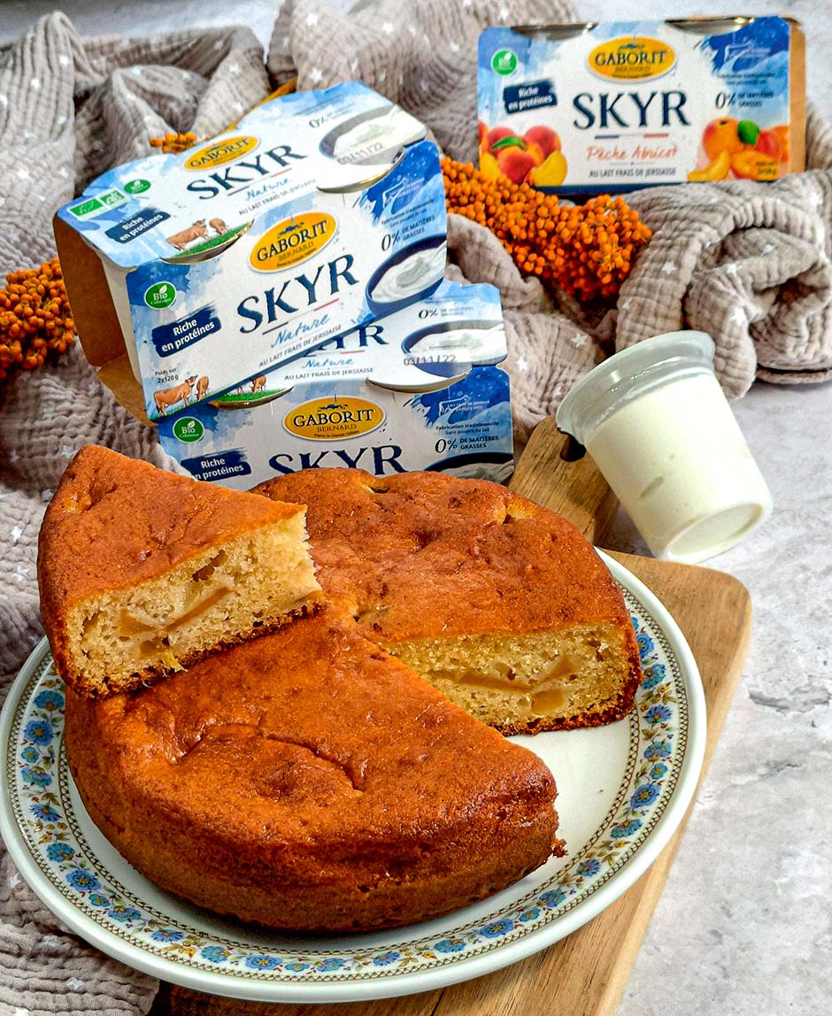Gâteau skyr et mangue