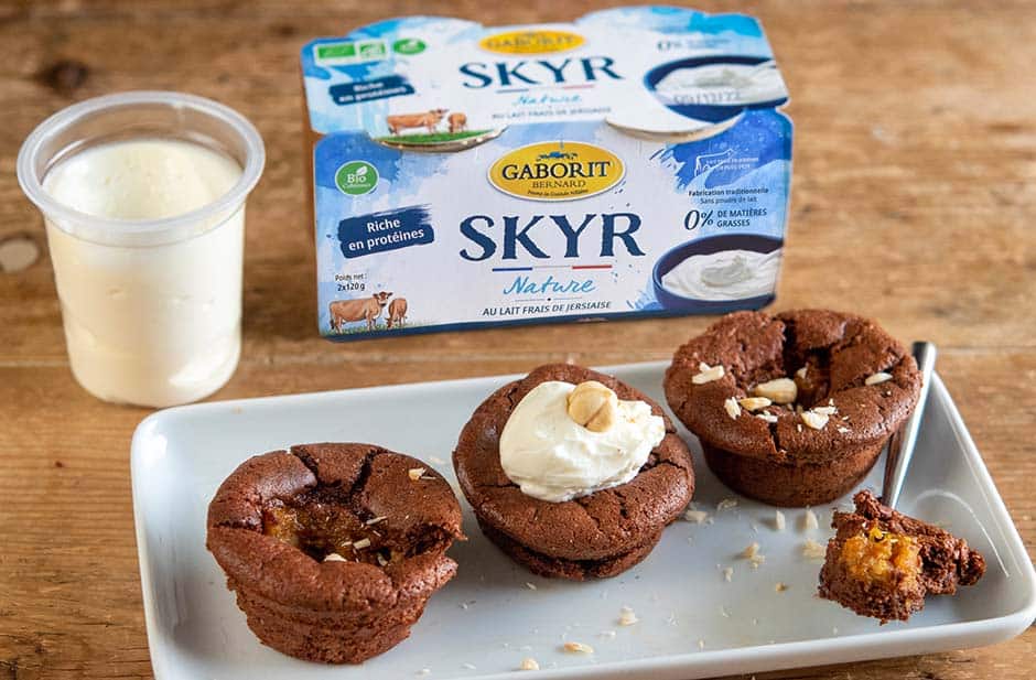 Moelleux chocolat orange et skyr