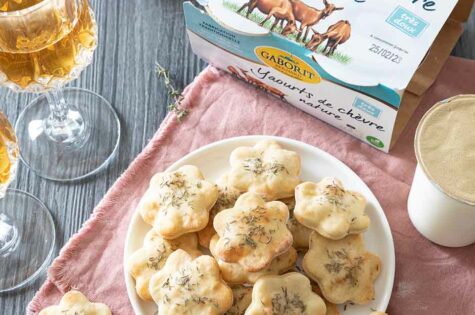 Sablés thym parmesan