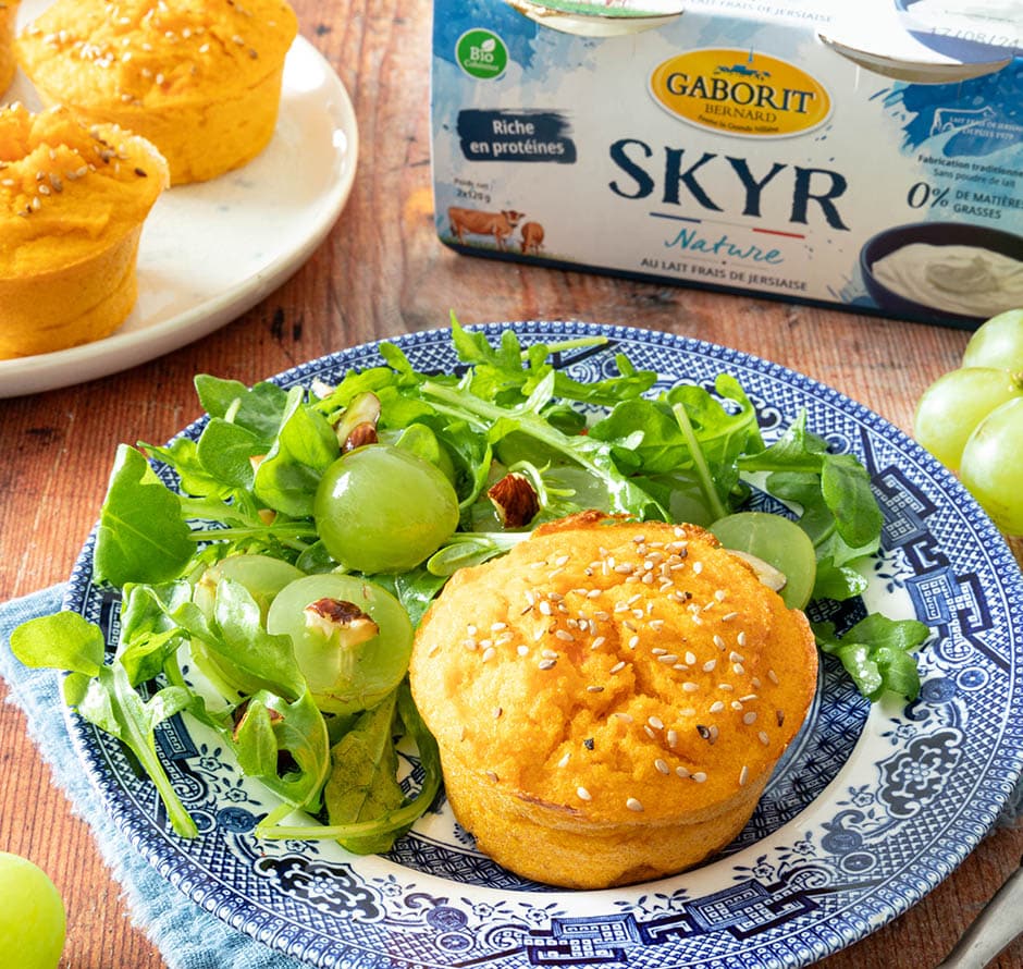 Recette flan carotte et skyr