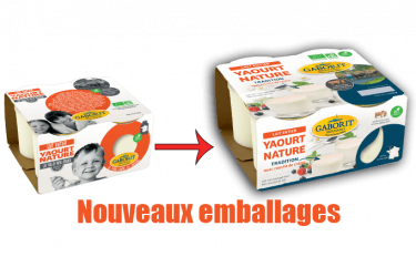 Nouveaux emballages yaourts nature